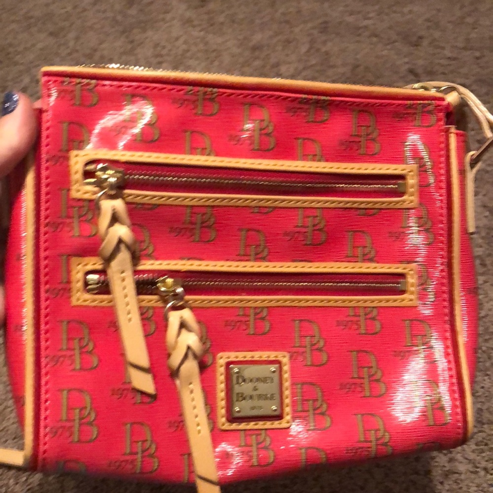 Dooney & Bourke Greta signature double crossbody